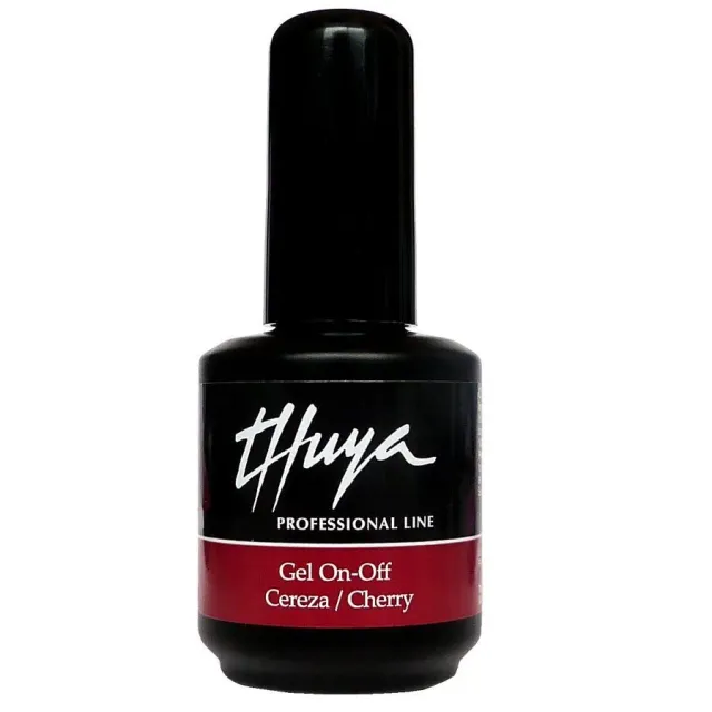 Thuya Nails On-Off Cherry gel lak sytě růžový
