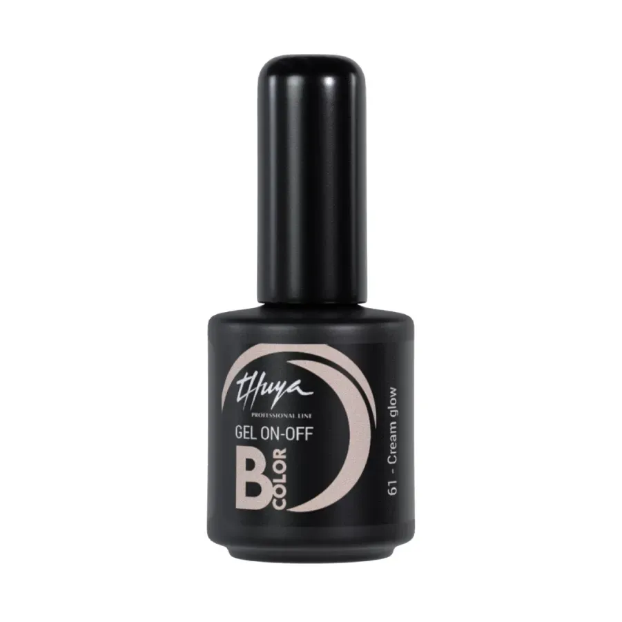 Thuya Nails B-Color Cream Glow 61 gel lak krémový s třpytem
