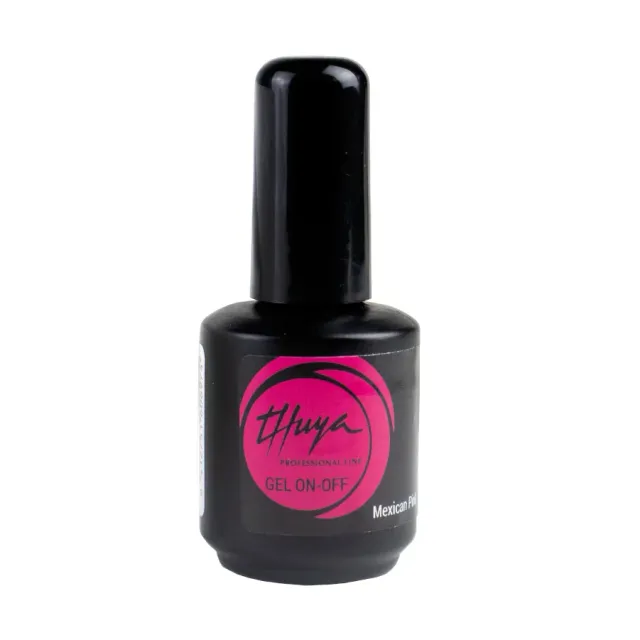Thuya Nails Permanent Gel Polish On-Off Mexican Pink gel lak