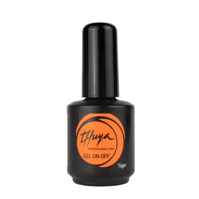 Thuya On-Off Tiger gel lak na nehty oranžový