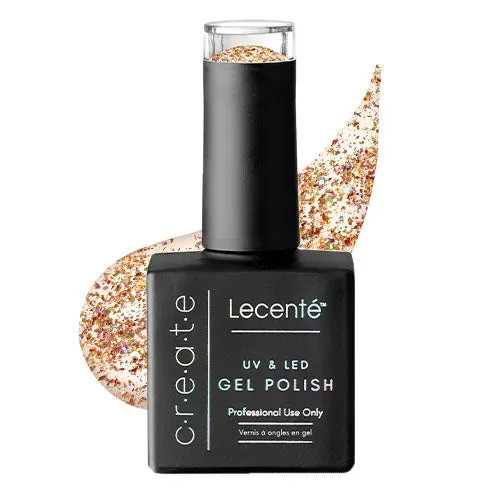 Lecenté Flake Effect vrchní gel lak