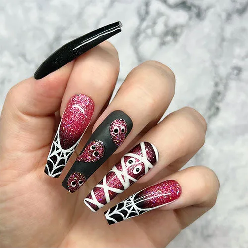 Lecenté Black Pigment matný prášek na nehty černý