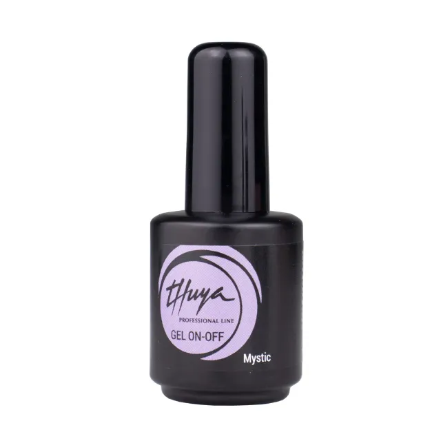 Thuya Gel On-Off Mystic gel lak lila-šedý odstín