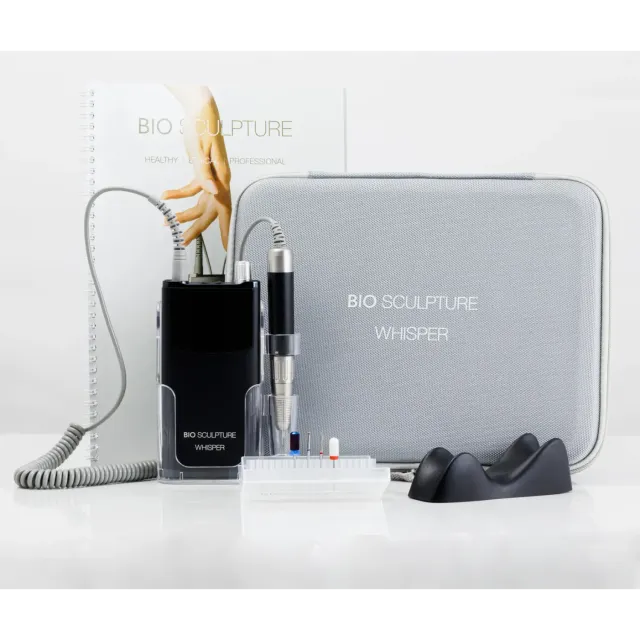 BioSculpture Essential Whisper bruska na nehty sada se školením