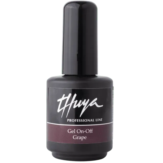 Thuya Gel On-Off Grape gel lak fialový výrazný