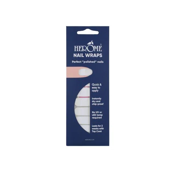 Herôme French Manicure Nail Wraps nálepky na nehty