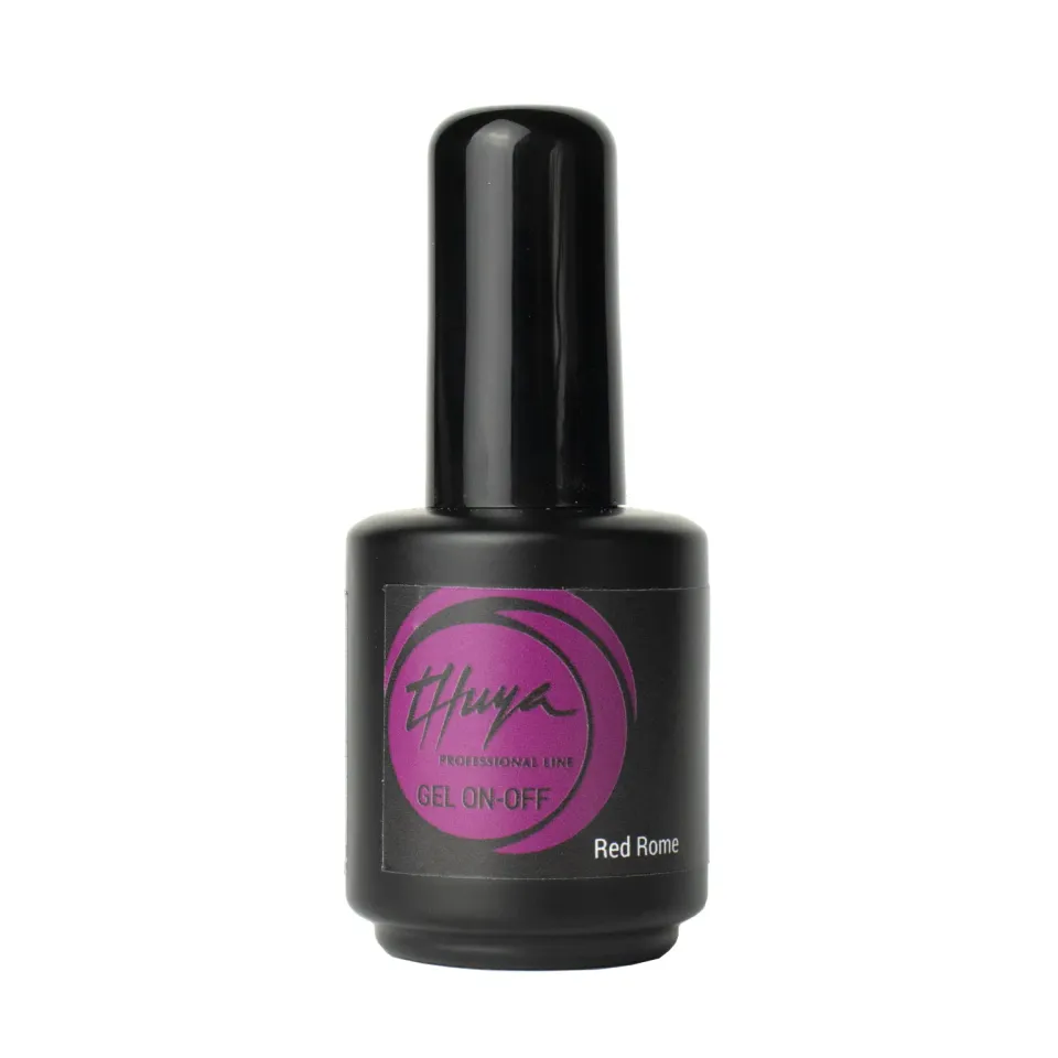 Thuya Nails Gel On-Off Red Rome gel lak vínový