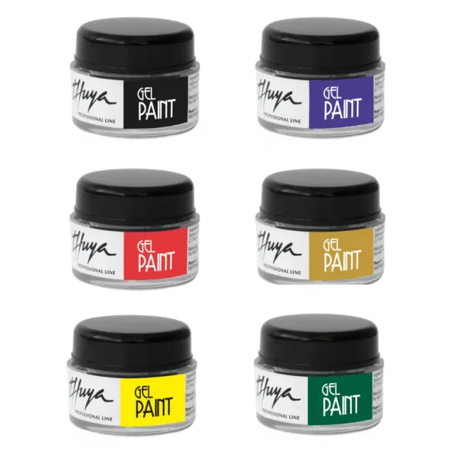 Thuya Gel Paint Kit Model B barevné gely 6 barev na nail art
