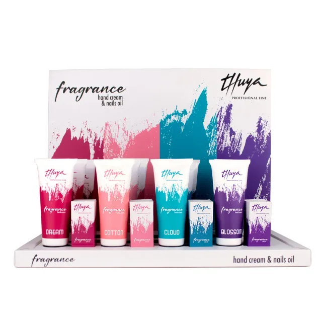 Thuya Nails Fragrance Display stojan 24 ks krémy a oleje