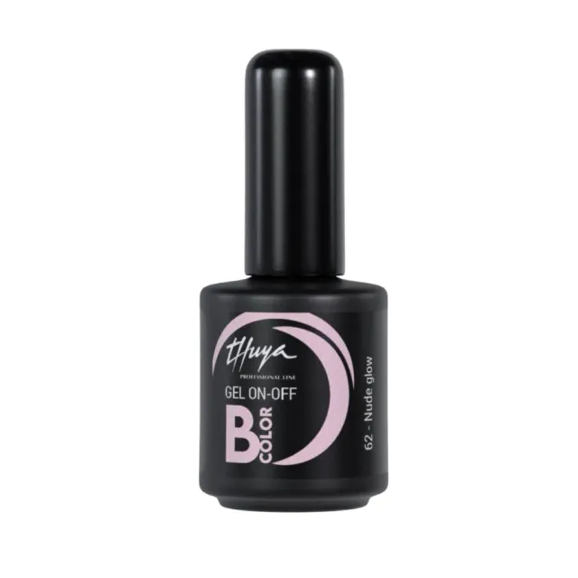 Thuya B-Color Nude Glow 62 gel lak nude s glitry