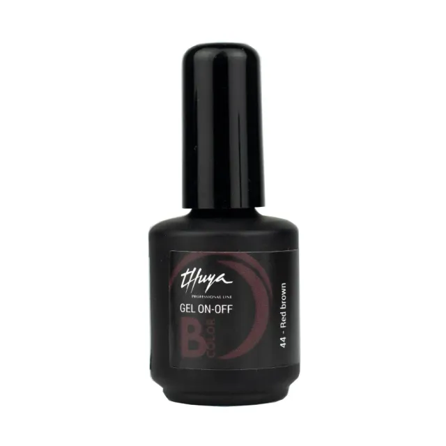 Thuya Nails B-Color Red Brown gel lak hnědočervený podzimní