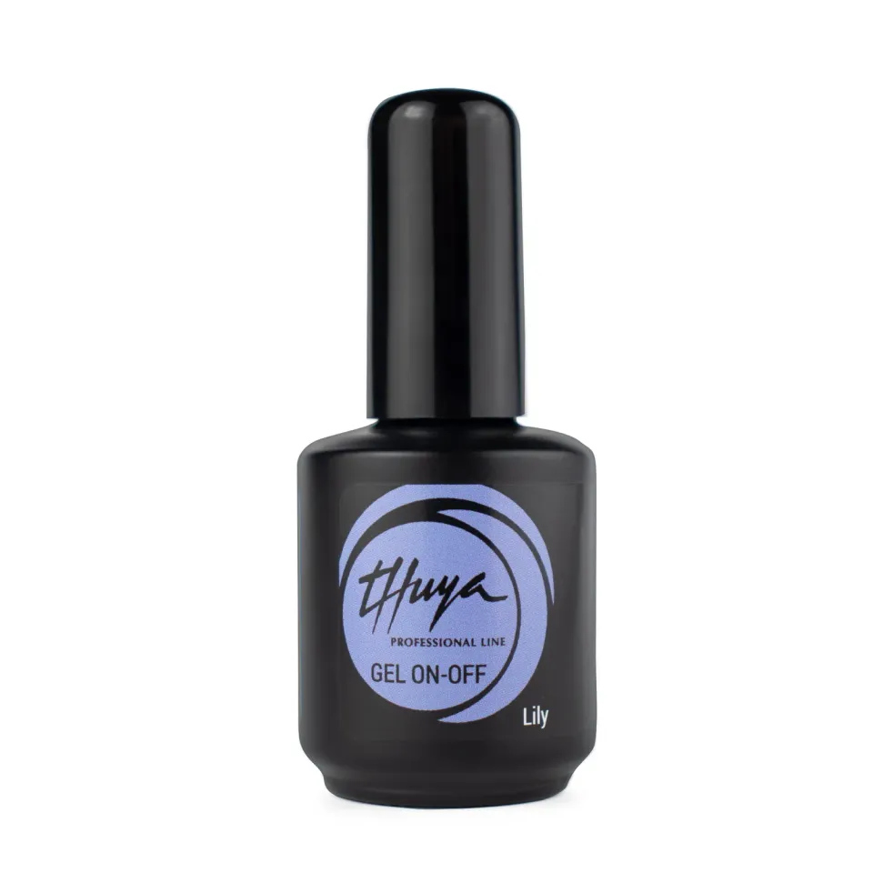 Thuya Gel On-Off Lily gel lak namodralá lila