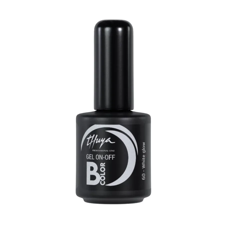 Thuya B-Color White Glow No.60 gel lak mléčný se třpytem
