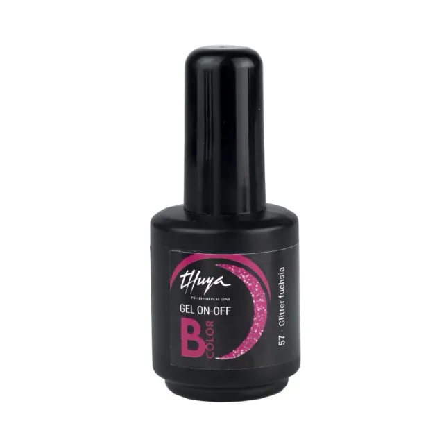 Thuya B-Color No.57 Glitter Fuchsia gel lak třpytivý