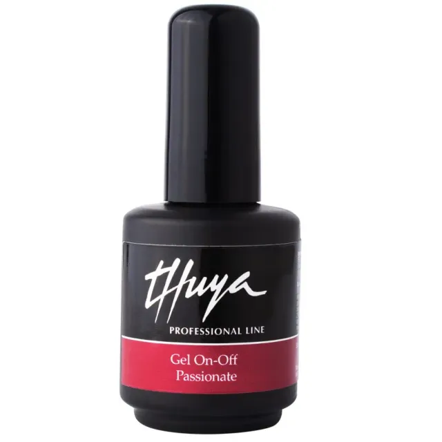 Thuya Nails On-Off Passionate gel lak vínový odstín